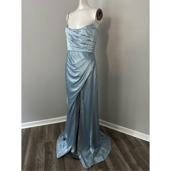 SAU LEE PASHA SATIN GOWN SIZE US 6 $650 - Picture 8 of 16